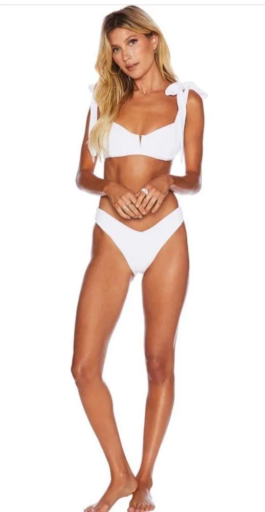 Beach Riot Blair Underwire Bikini Top, White, X-Small, $118 - Image 3