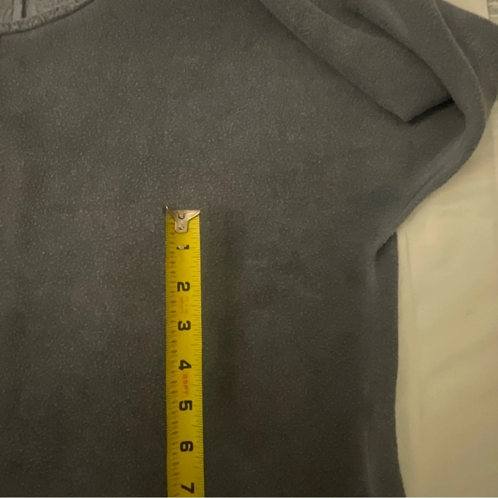 Vintage Havana Blue Crewneck High Low Cut Out Sweater L Made in USA Comfy Cozy - Image 10