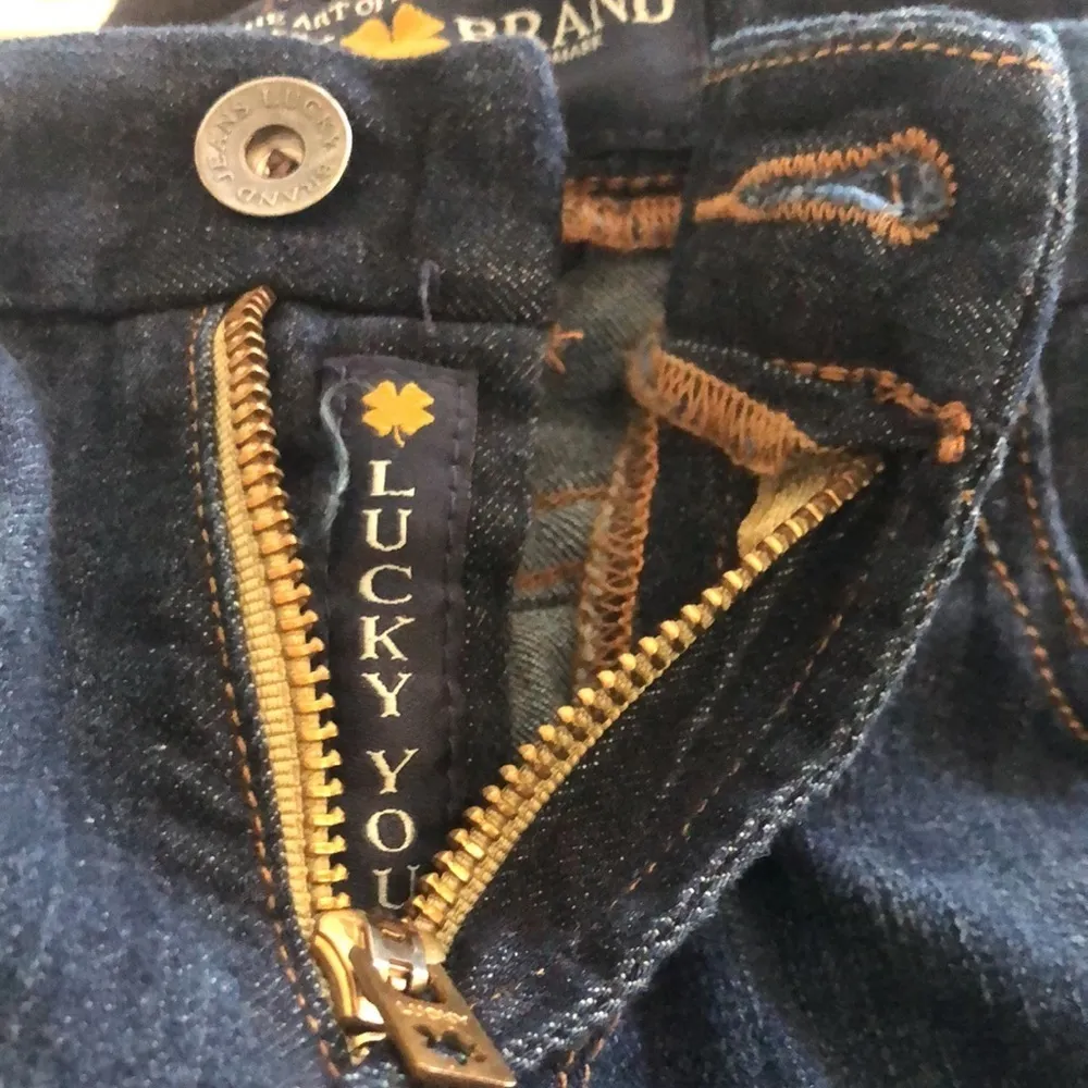 Lucky Brand The Sweet Jean Straight Dark Wash Stretch Sz.4/27/32” Free Spirit - Image 6