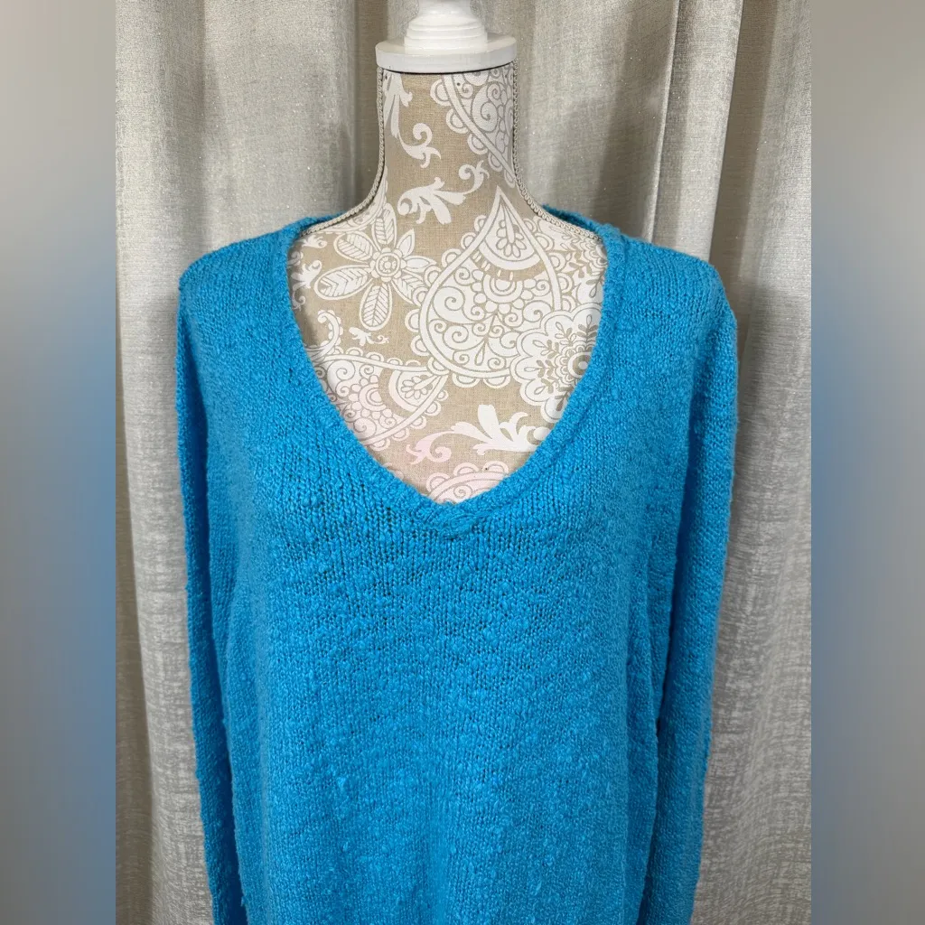 Denim 24/7 Women’s 3X Blue Knit V - Image 5