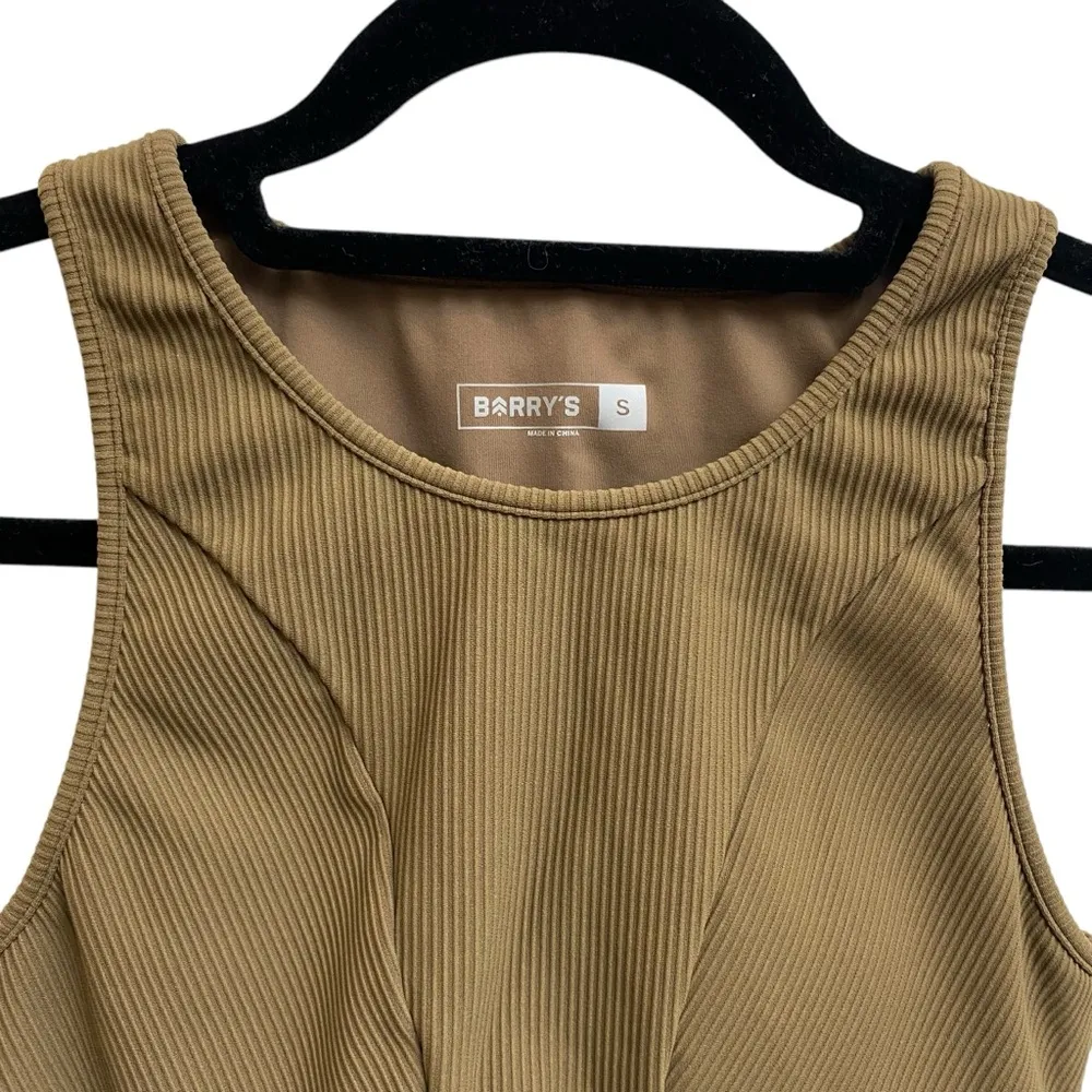 Barry’s Longline Rib Bra In Mocha - Image 5