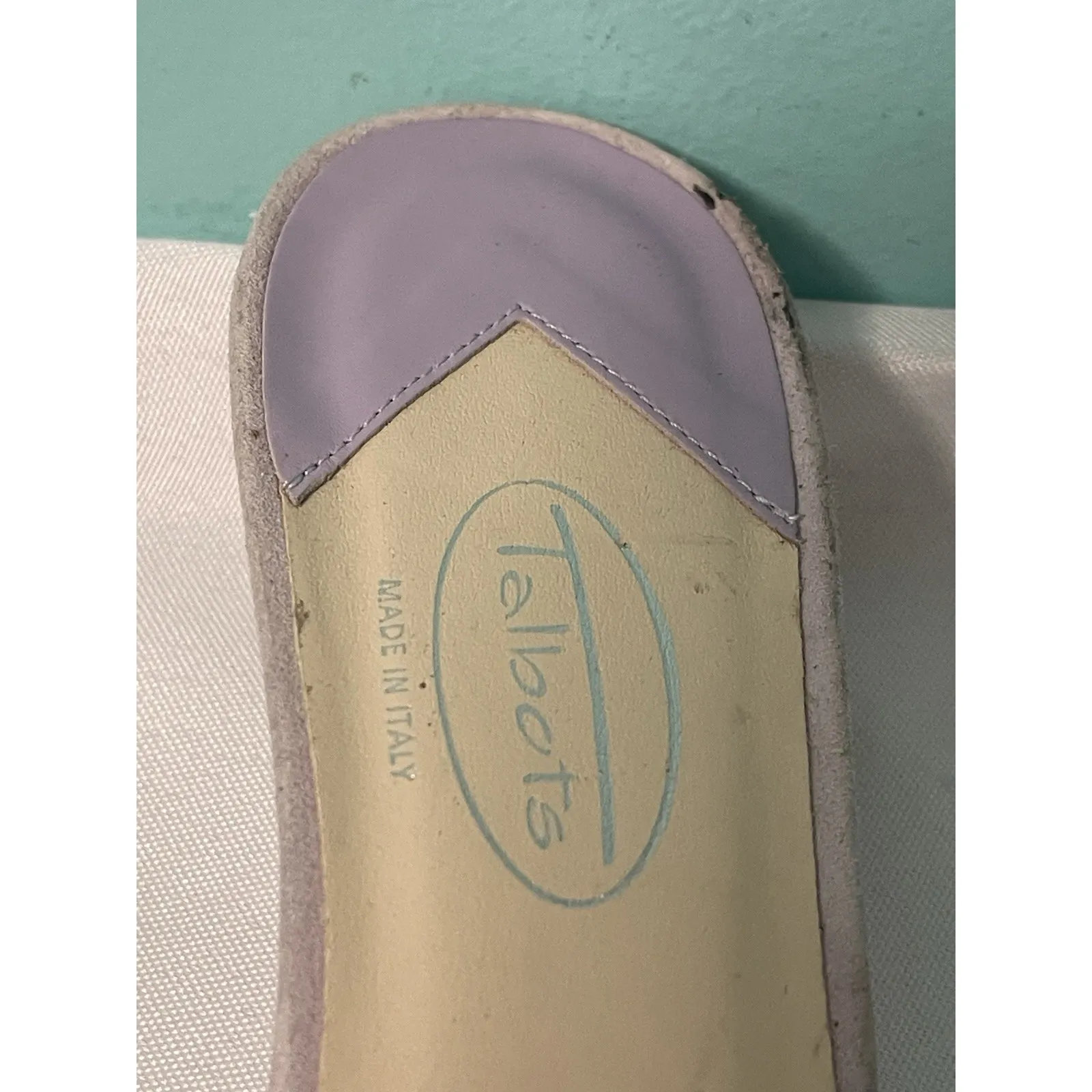 Pre-Owned‎ Talbots Purple Size 7.5 Mule Kitten Heel S-630 - Image 3