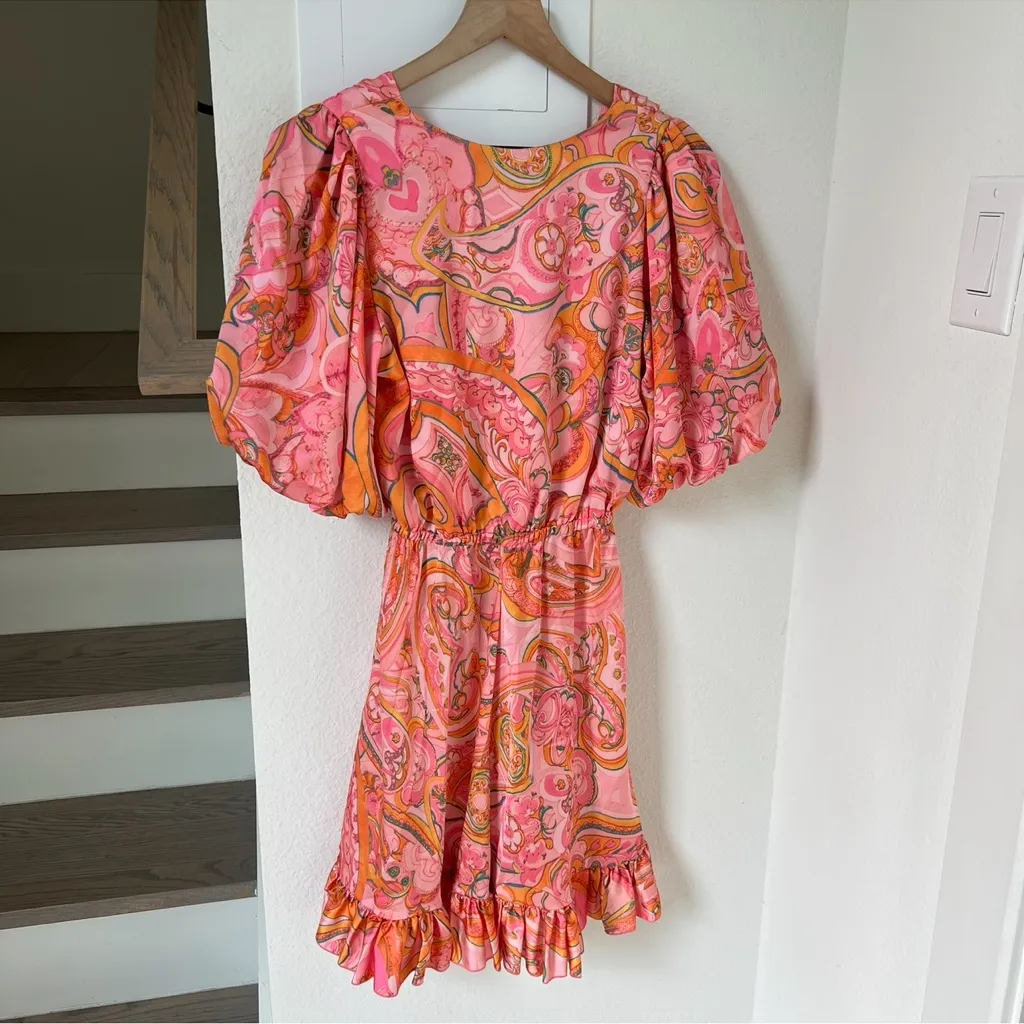 DELFI Collective Pink Sage Mini Dress - Image 3