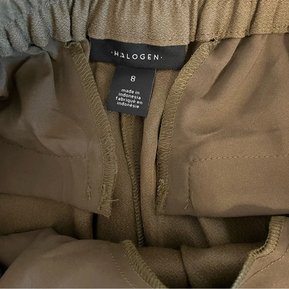 NWT Halogen Olive Italy Pull On Casual Trouser Pants - Size 8 - Image 8