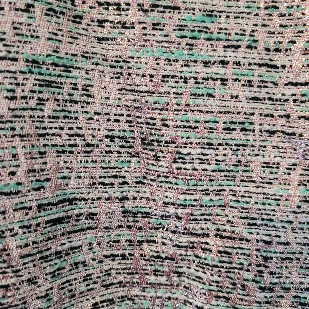 J. Crew Factory Tan Metallic Detail Short Sleeve Sweater - Image 3