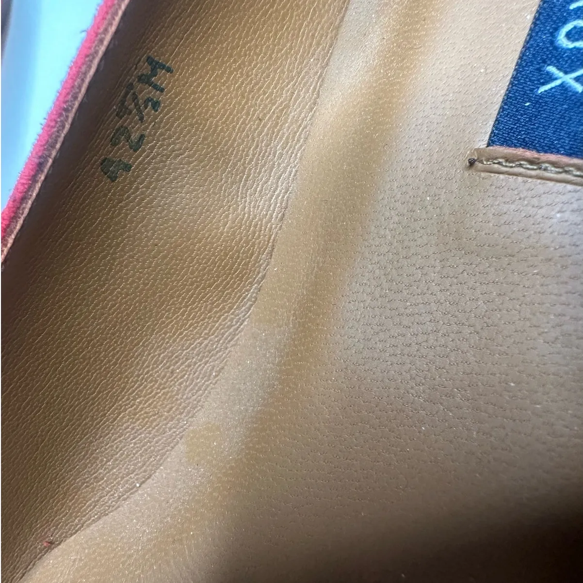 Margaux The Classic Suede Ballet Flats Poppy Red Size 42.5 / 12 - Image 9