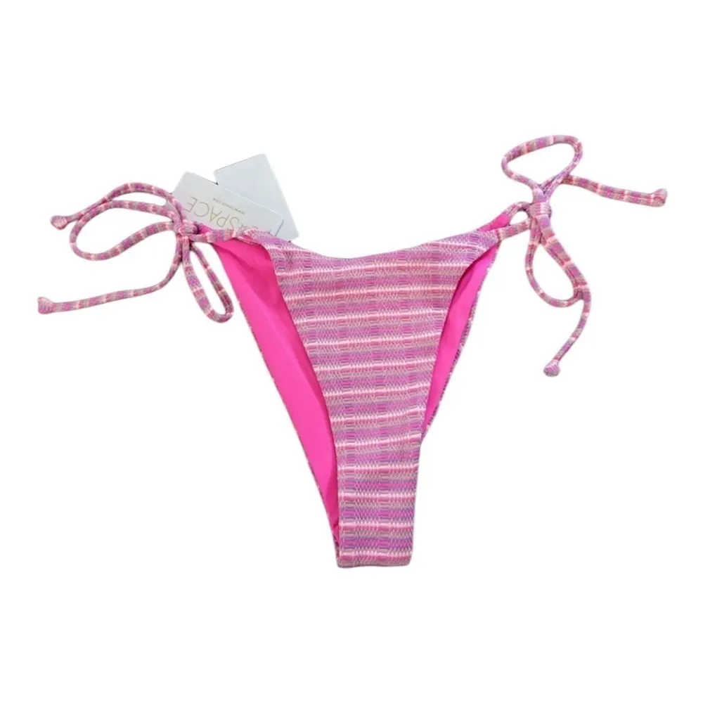 L*Space Bikini Brittany Top & Lennox Bottom Classic Electric Pique Stripe XL NWT - Image 5