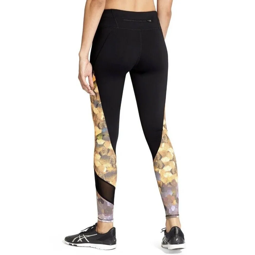 Athleta Black Asym Mesh Sonar Tight Yoga Fitness Pant Size XL‎ - Image 3