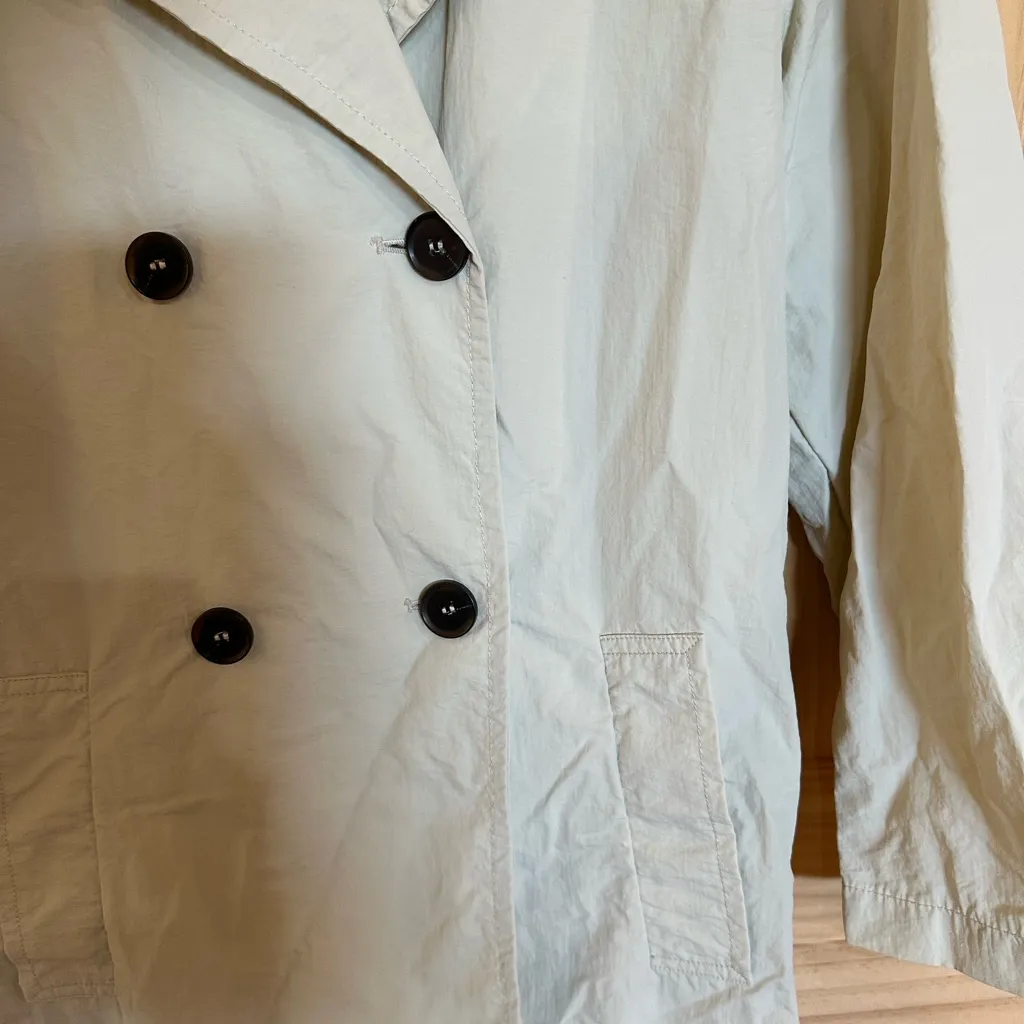 Love Tree Women's Cream Trench Coat - Image 3