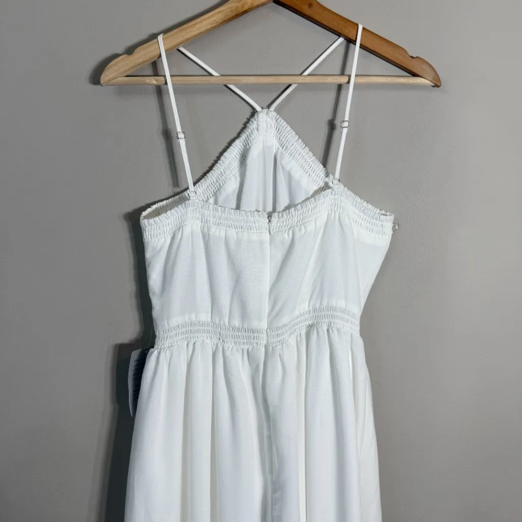 Petal + Pup Madi Maxi Dress Womens Small White Sleeveless Cut Out Flowy Boho NWT - Image 11