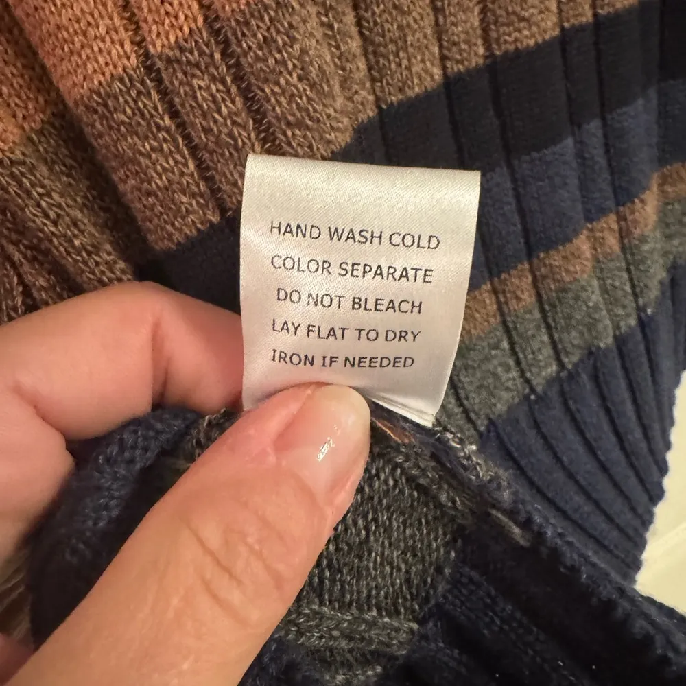 Le Lis Carson Striped‎ Cropped Sweater, Medium - Image 8