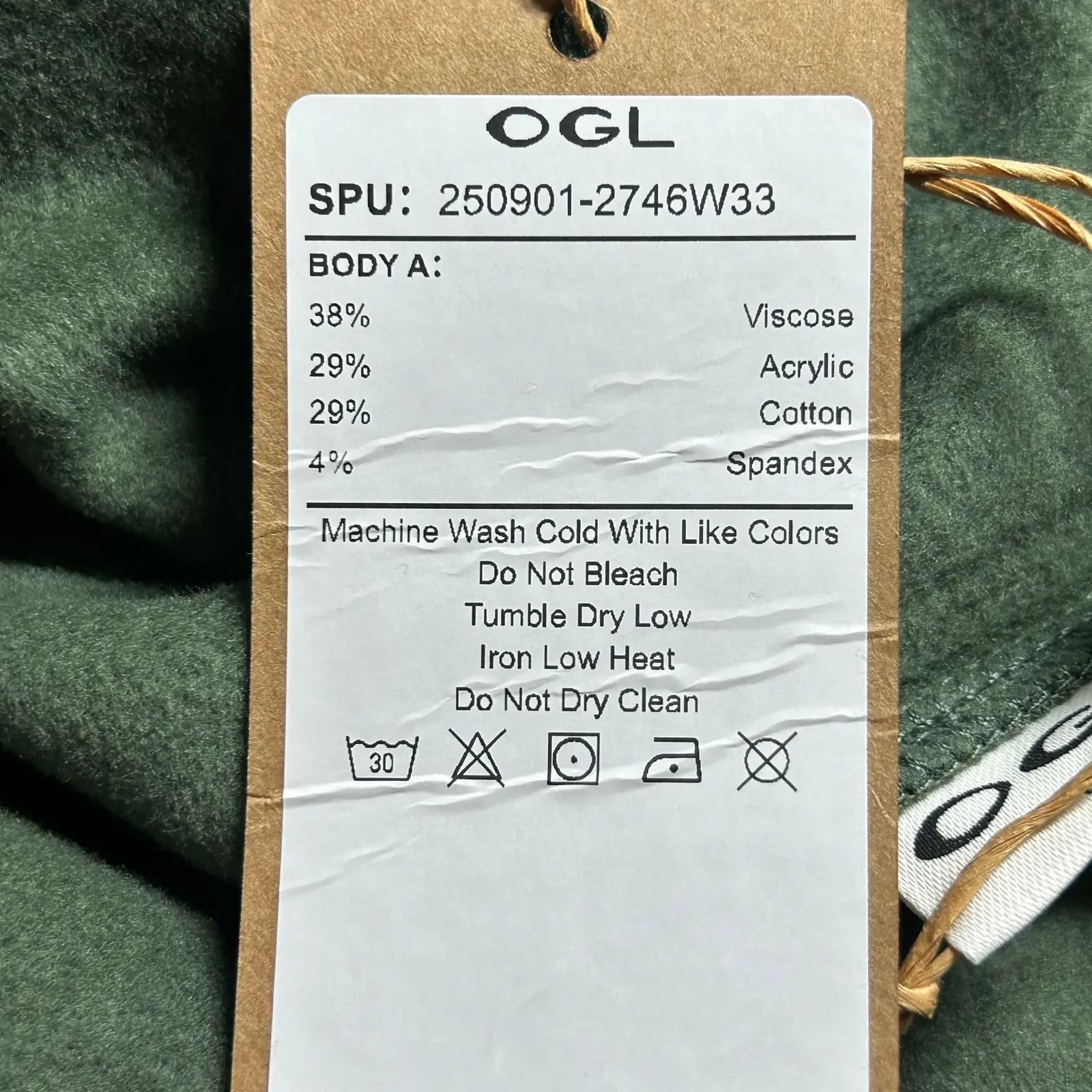 OGL MaxWarm Mermaid Maxi Skirt Green Thermal Brushed Rib S Small Petite New - Image 7