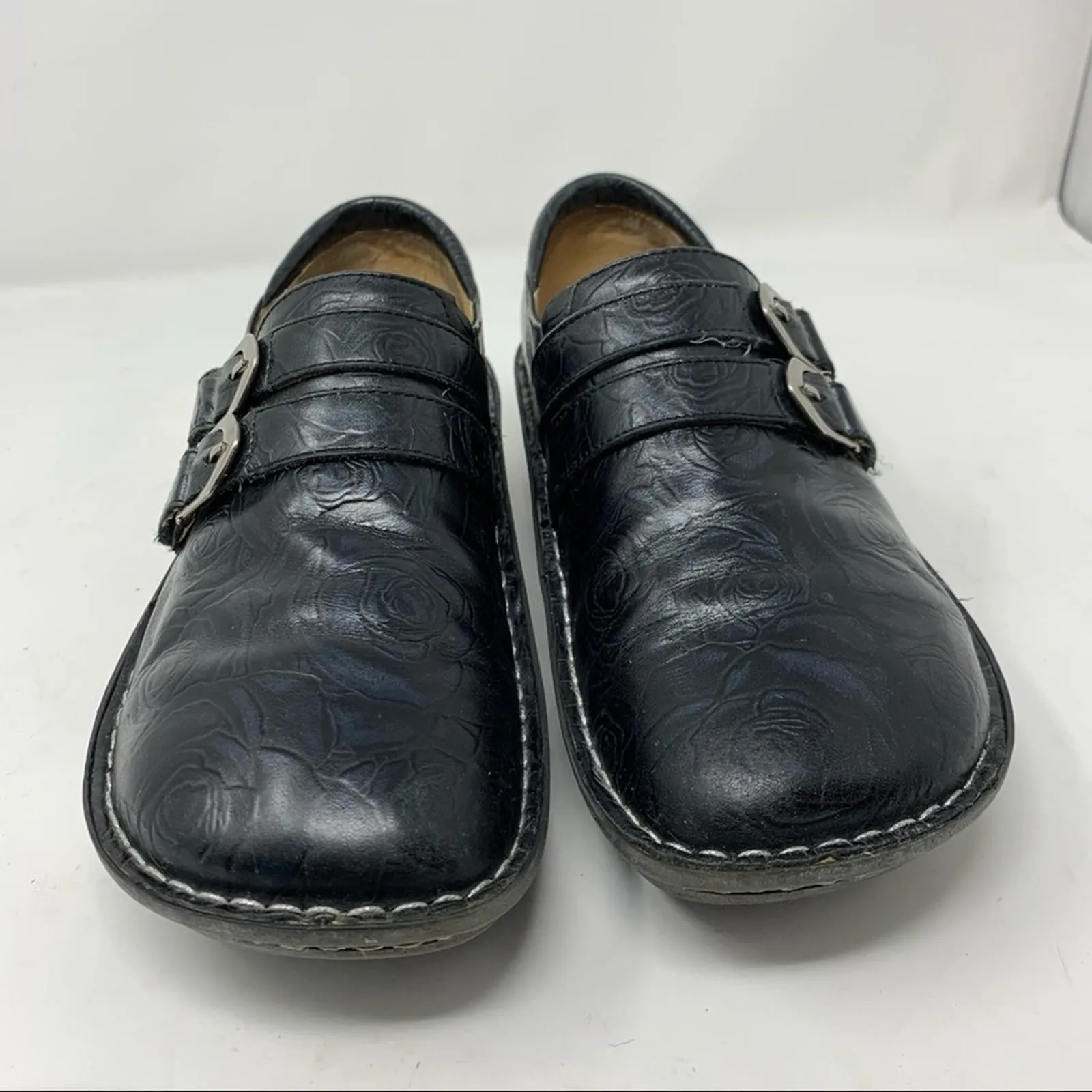 Alegria Alli Black Silver Rose Professional Clog - Image 3