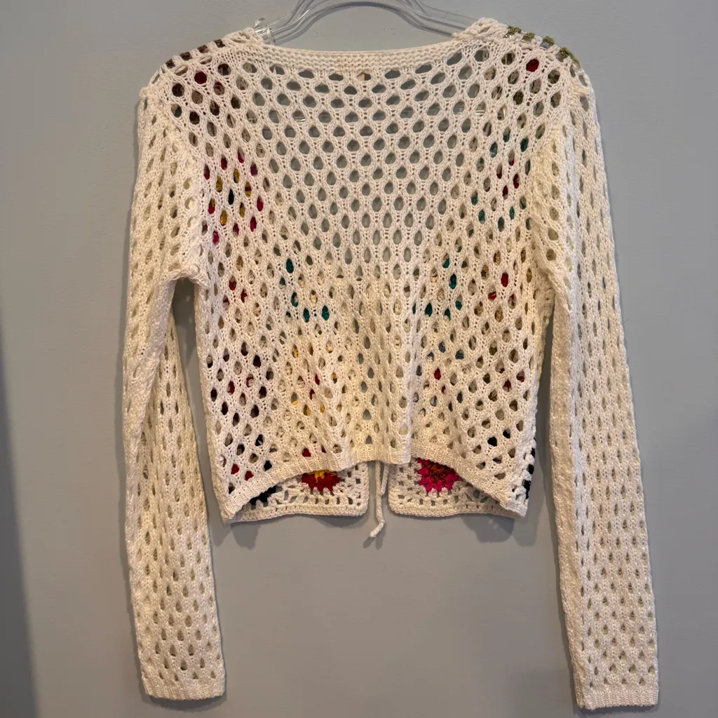 Debut Crochet Granny Y2K Sweater 
Size S - Image 5