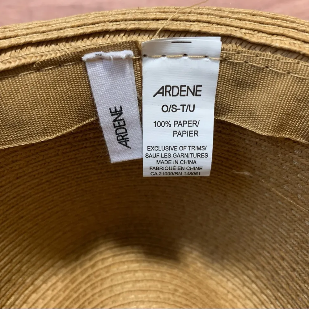 NWT Ardene Paper Fedora Hat - Image 3