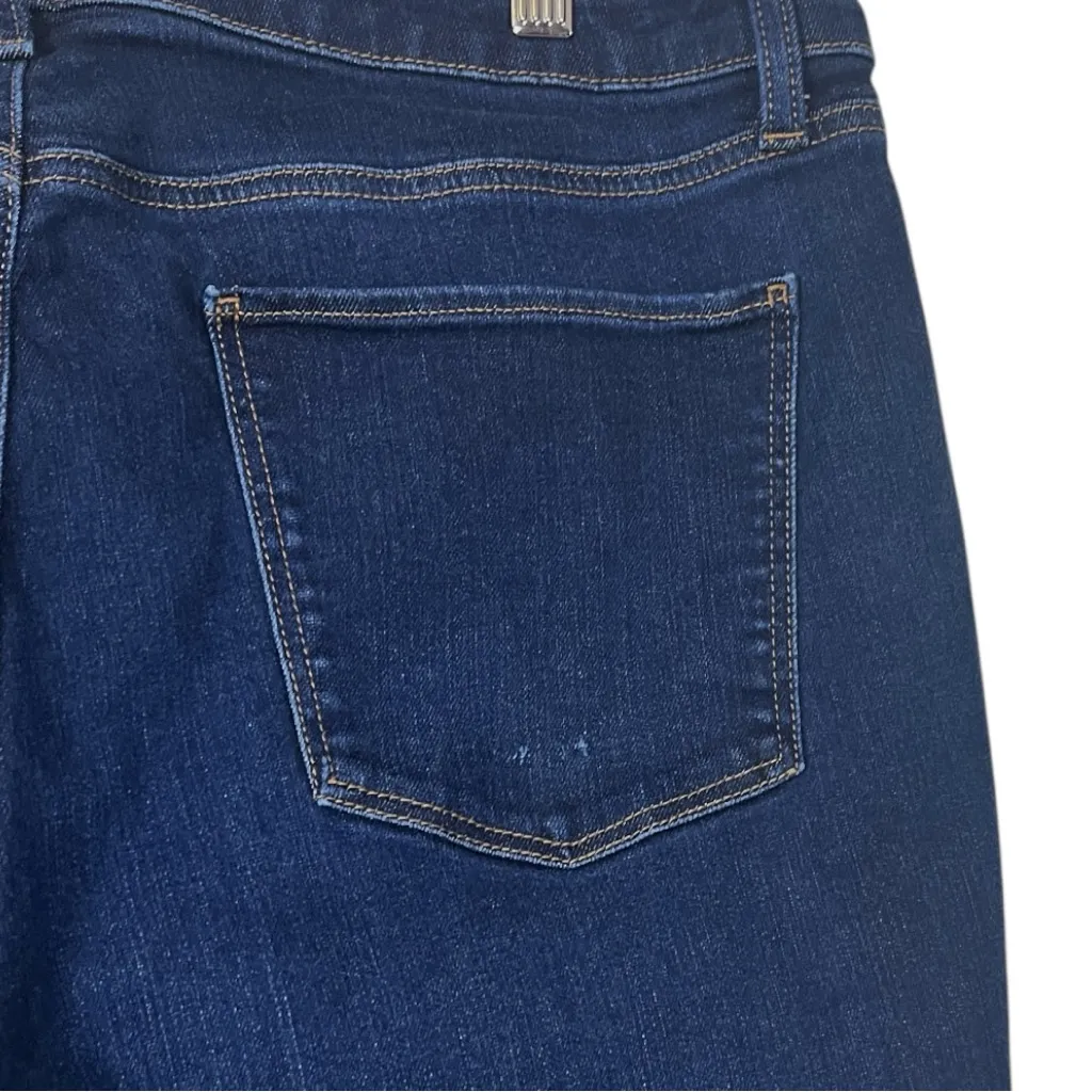 Talbots Slim Ankle Jean Curvy Dark Indigo Wash Mid Rise Women’s Plus Size 16 - Image 5