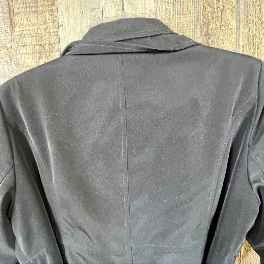 Fleet Street LTD Petite Small Black Jacket(Rain) w/ Dual Closure System - Image 7