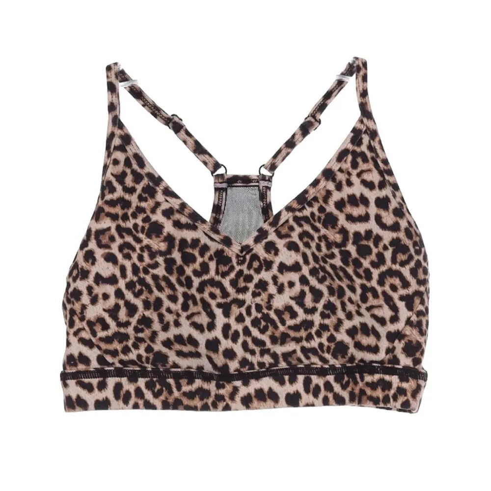 ZYIA Active Brilliant Mesh Leopard Cheetah Print Sports Bra XL - Image 4