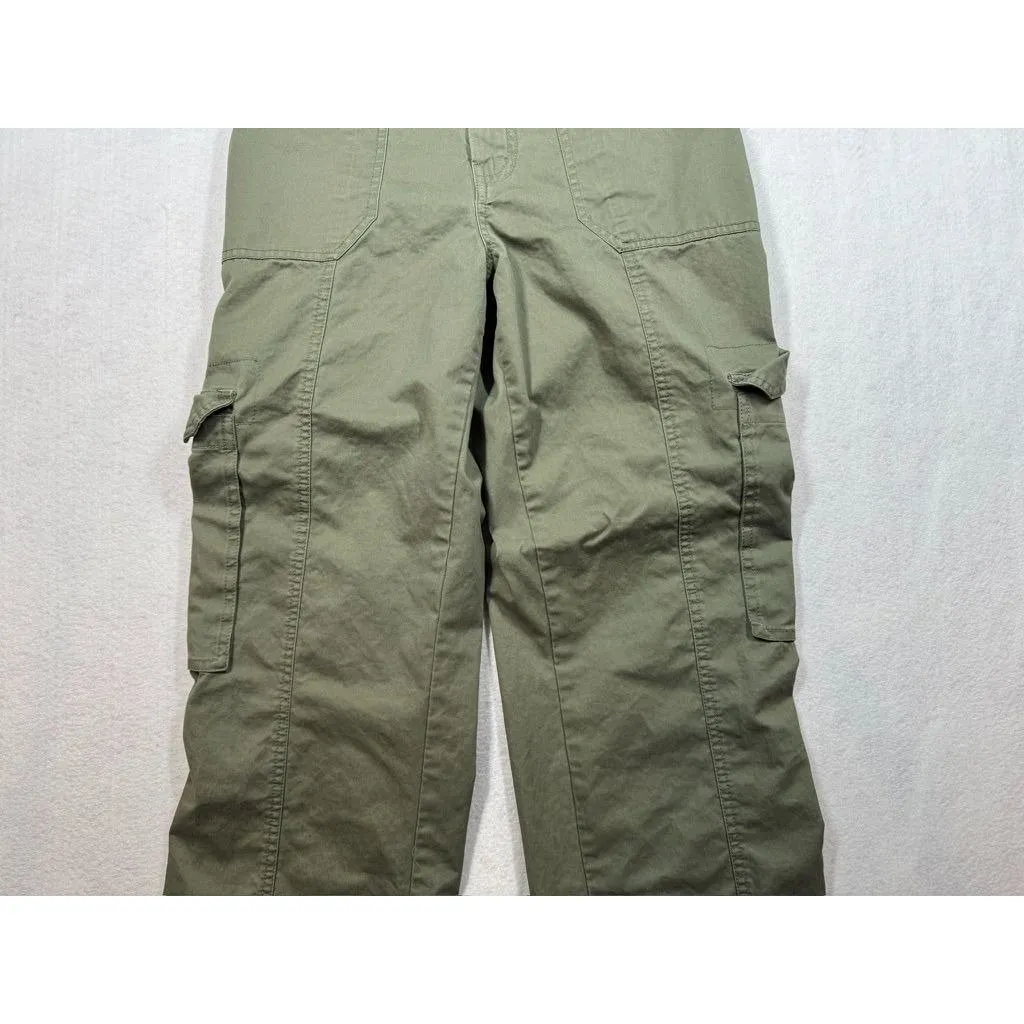 Abercrombie & Fitch Cargo Pants Olive Army Green Outdoors Utility Women's 28/6 - Image 4