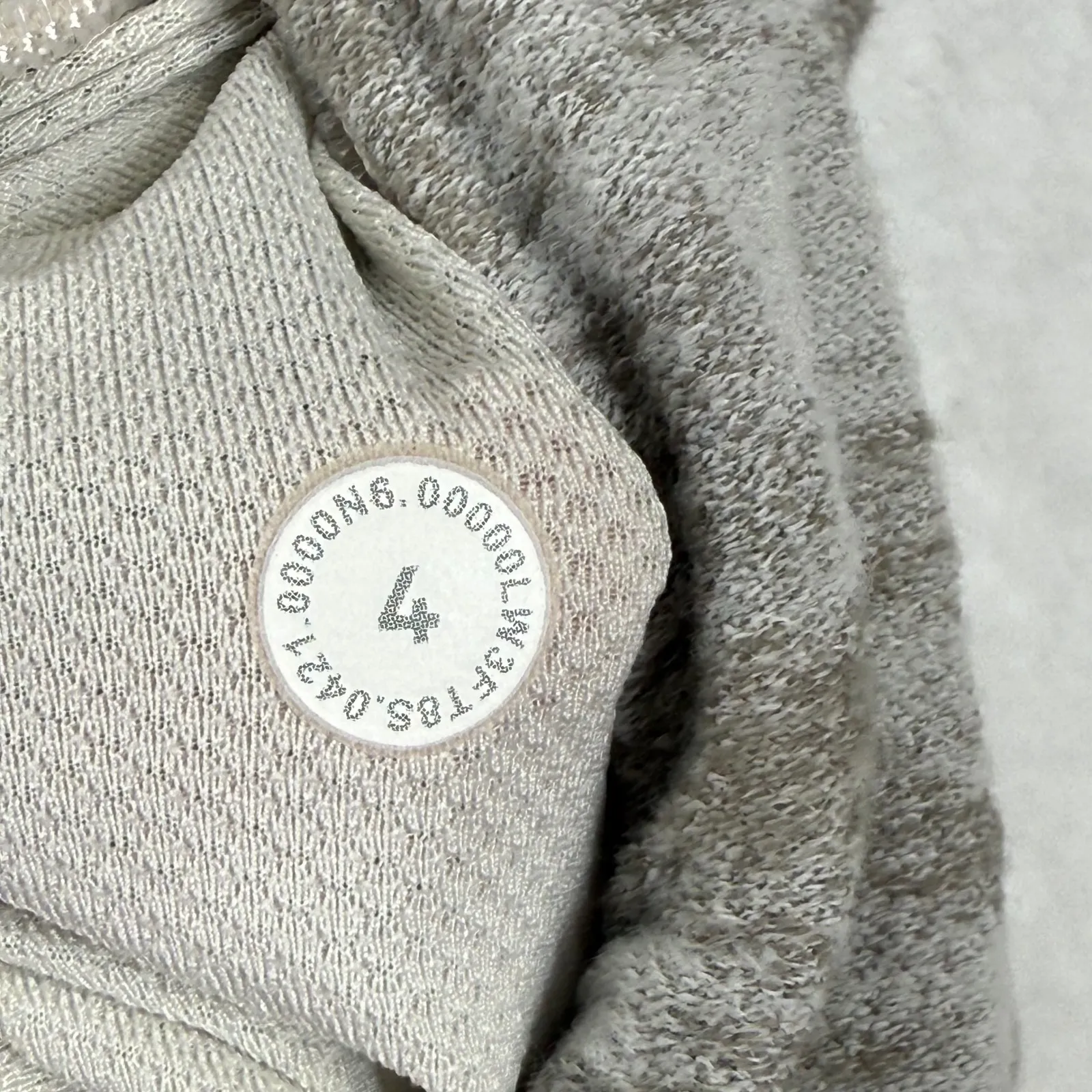 Lululemon Its Rulu‎ Run Long Sleeve Shirt Data Rush Mini Jacquard White Rover 4 - Image 7