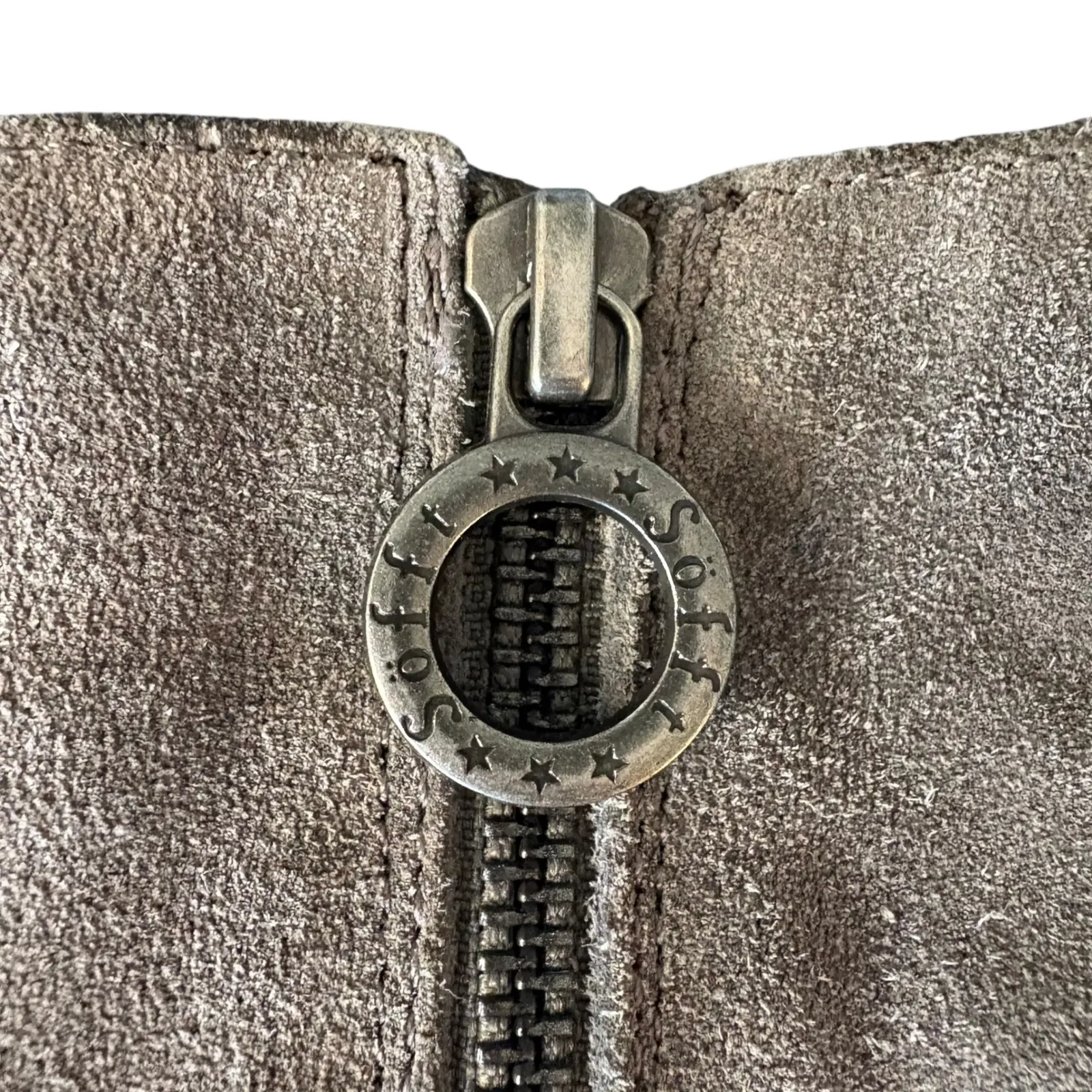 Söfft Sharnell Low Women's Gray Suede Leather Ankle‎ Boots Lace - Image 3