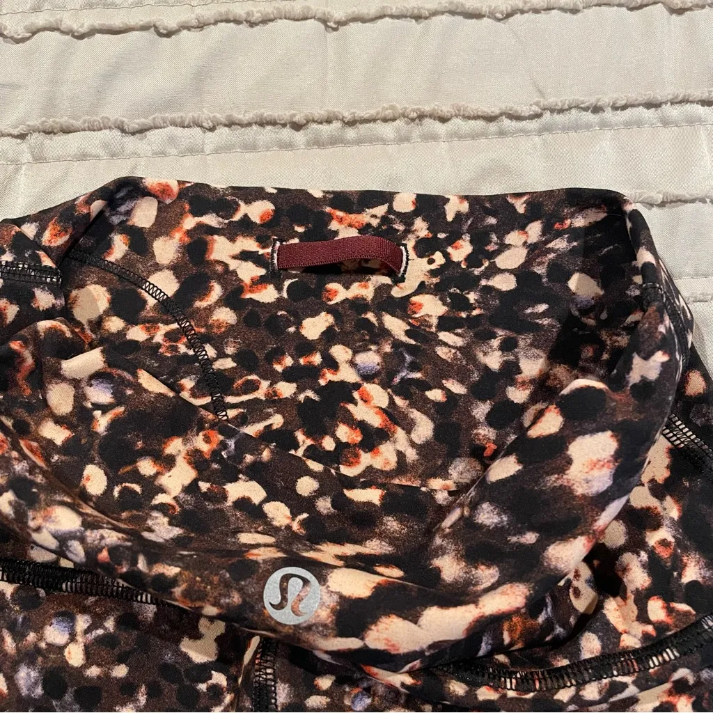 Lululemon Wunder Train High Rise Crop 21" Leggings Motion Flux Multi 2 W6BF9S - Image 6