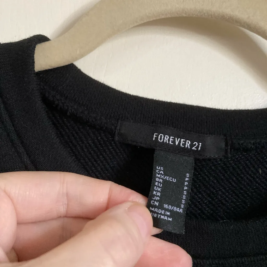 Forever 21 Black Orange & Hot Pink Racing Stripes on Sides Mini Dress - Image 2