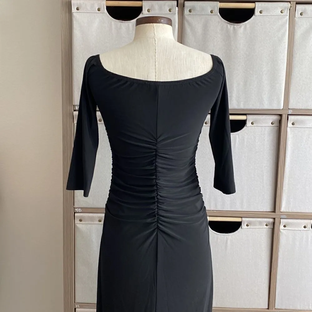 Norma Kamali Rouched midi dress - Image 3