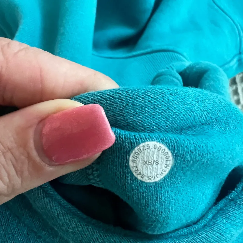 Lululemon Scuba Funnel Half-Zip Tidal Teal Size XS/S - Image 4