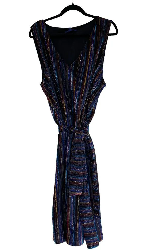 NWOT RACHEL Rachel Roy ERMA DRESS Sequins Metallic Thread Blue Size 2X - Image 11