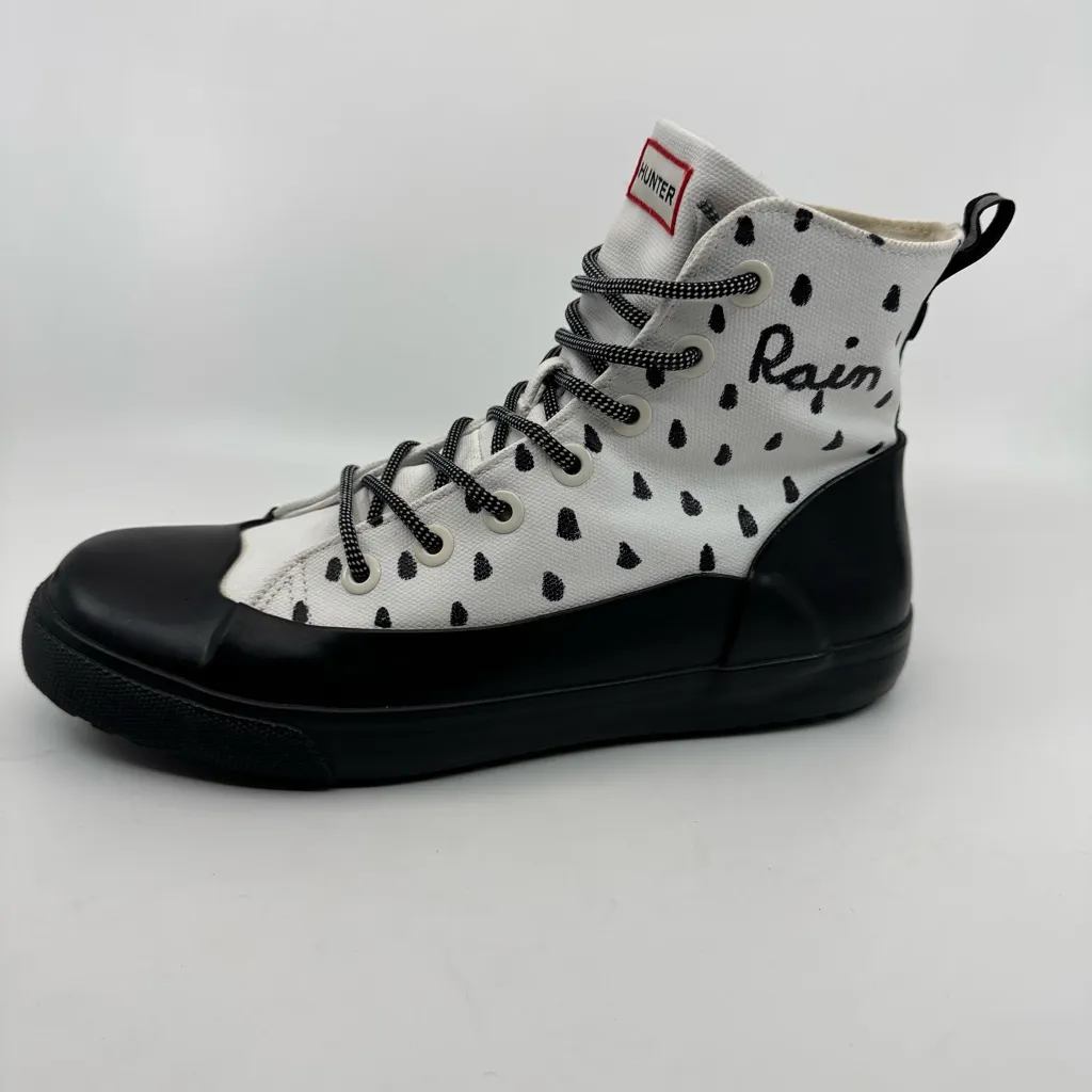 Hunter For Target High Top Unisex Sneaker Waterproof Graphics Black Size 10 - Image 4