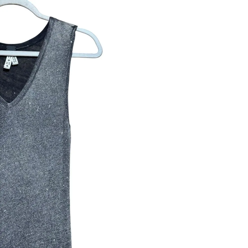 We The Free People Maxi Dress Womens XS Black Combo Multicolor Sleeveless V Neck - Image 3