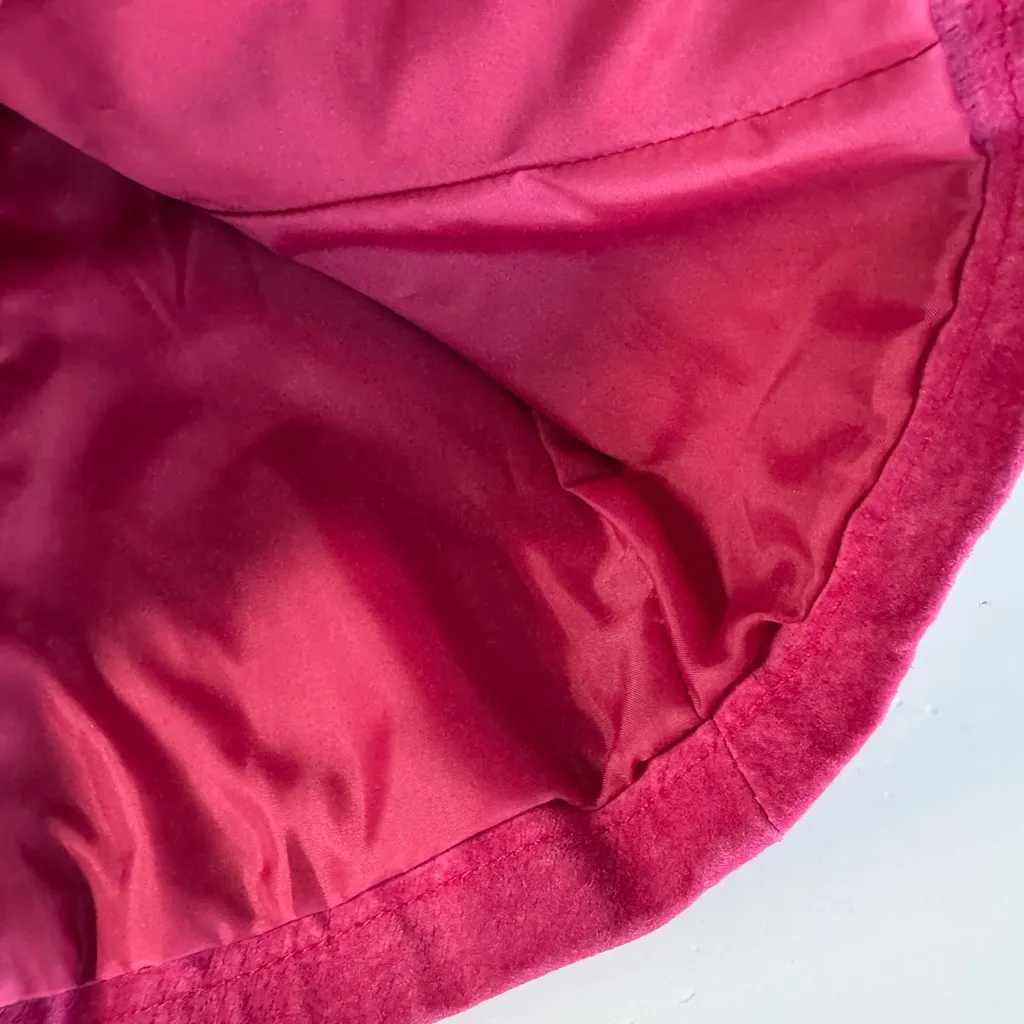 Coldwater Creek Fuschia Pink Genuine Suede Leather Jacket Coat Size XL - Image 10