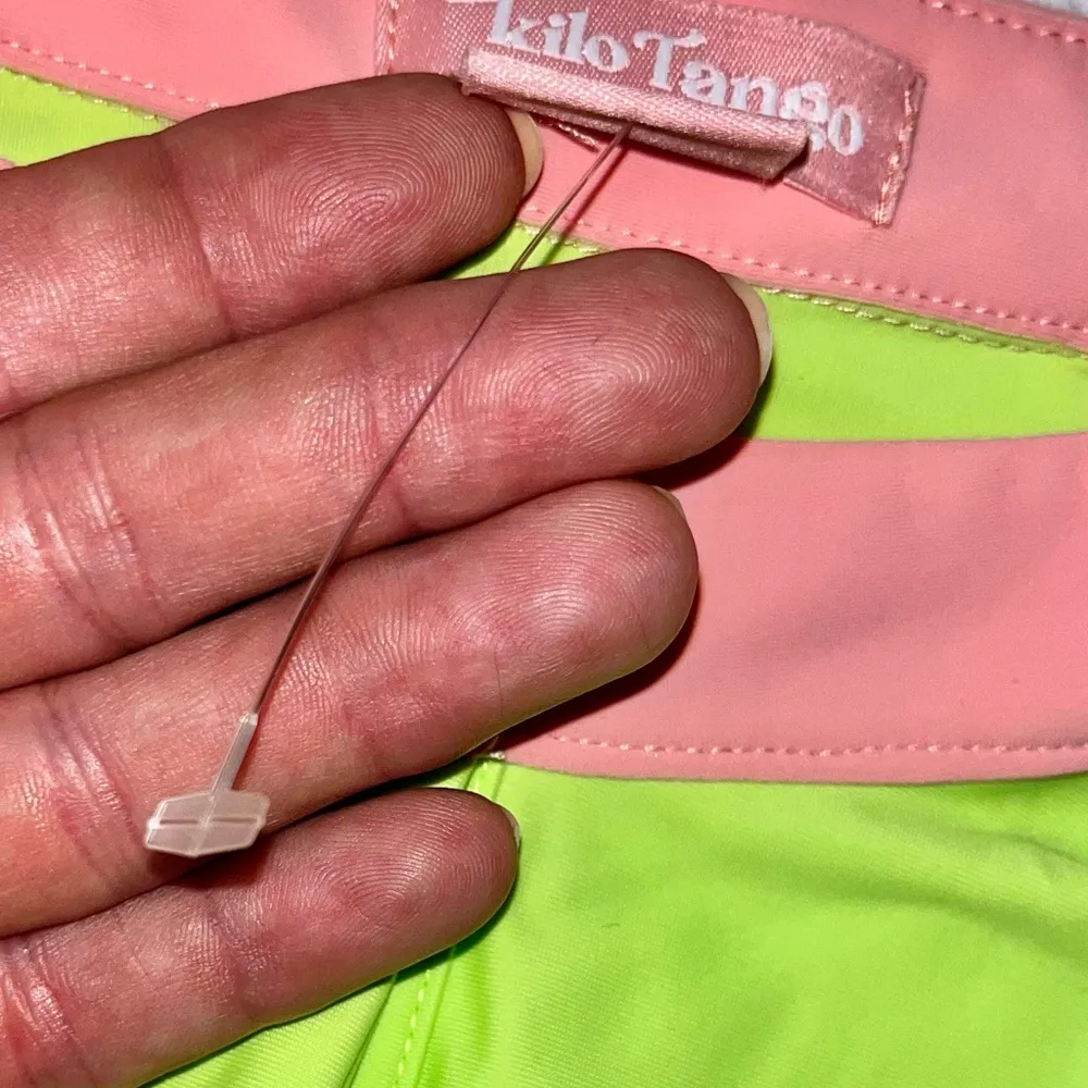 KILO TANGO Swing Golf Dress Lime:pink sz L NEW!! Green Size L - Image 5