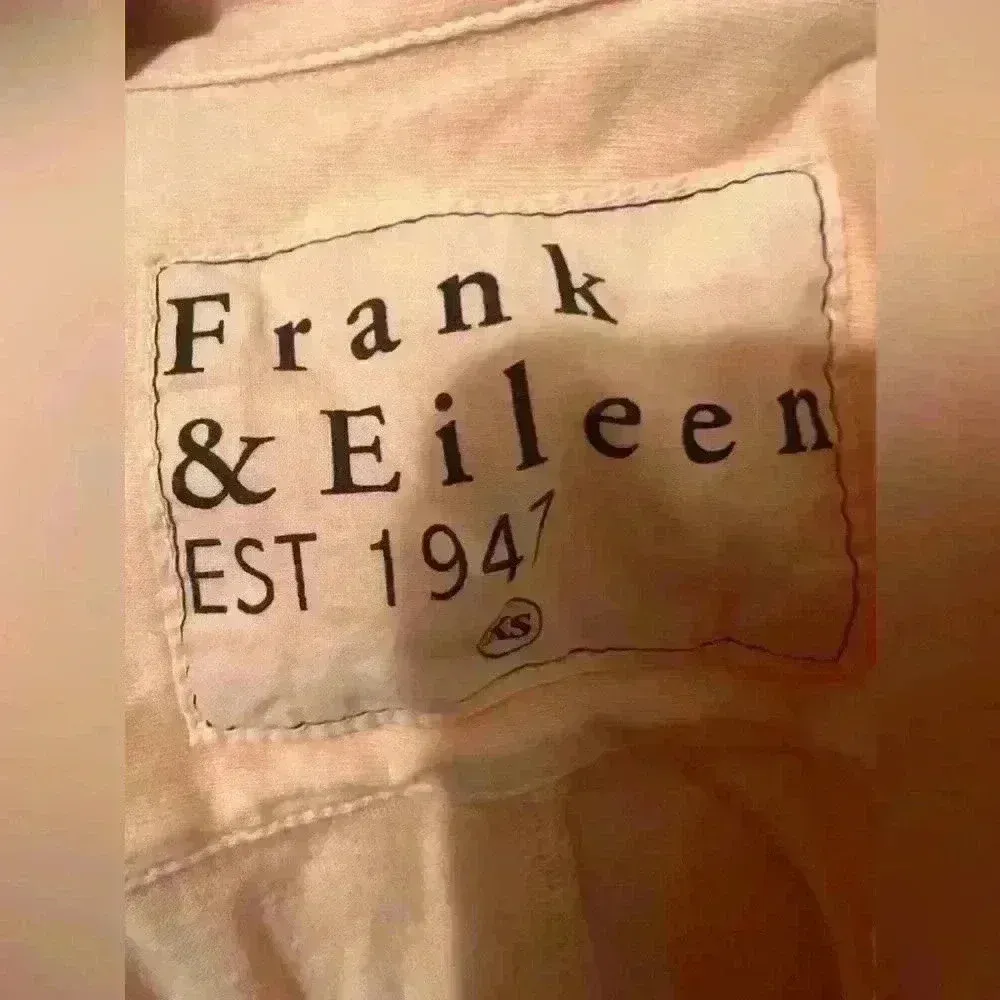 FRANK & EILEEN $248 Barry Tee Lab Orange Fluorescent Comfy Coastal Grandma - Image 5