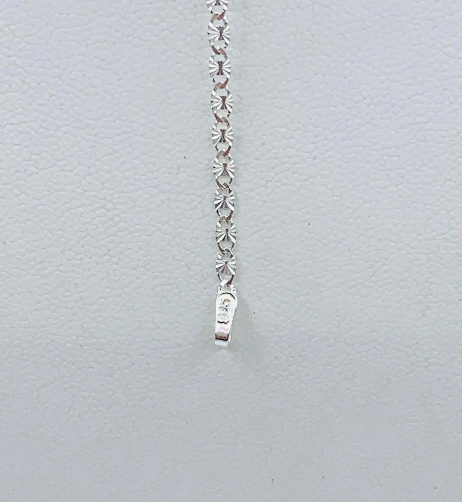 925 Sterling Silver Necklace and hand hamsa pendant White - Image 7