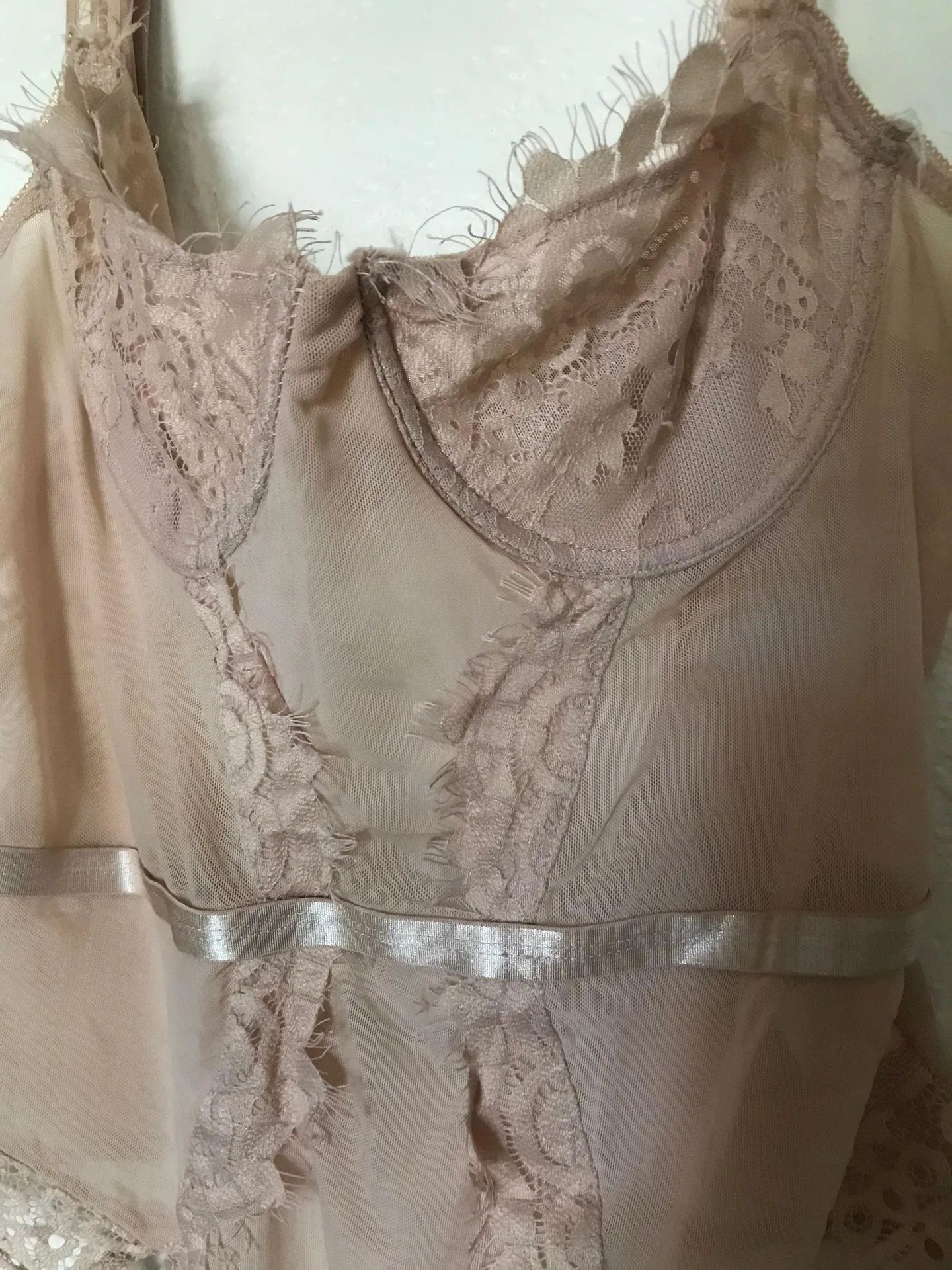 Tan Bodysuit Size L - Image 3