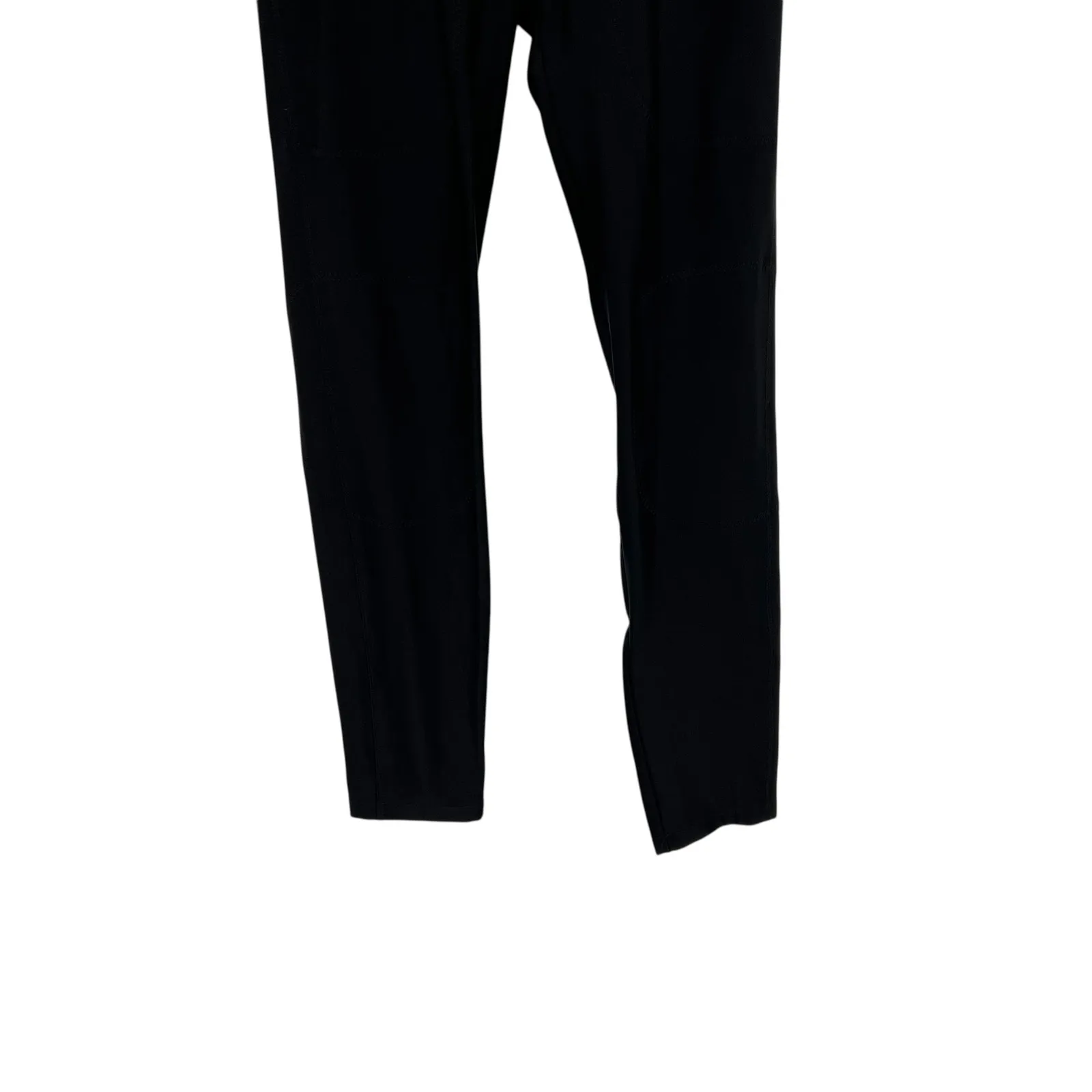 Unravel Project Ben Taverniti Lace Up Leggings Skinny Satin Black Size Small Black - Image 8