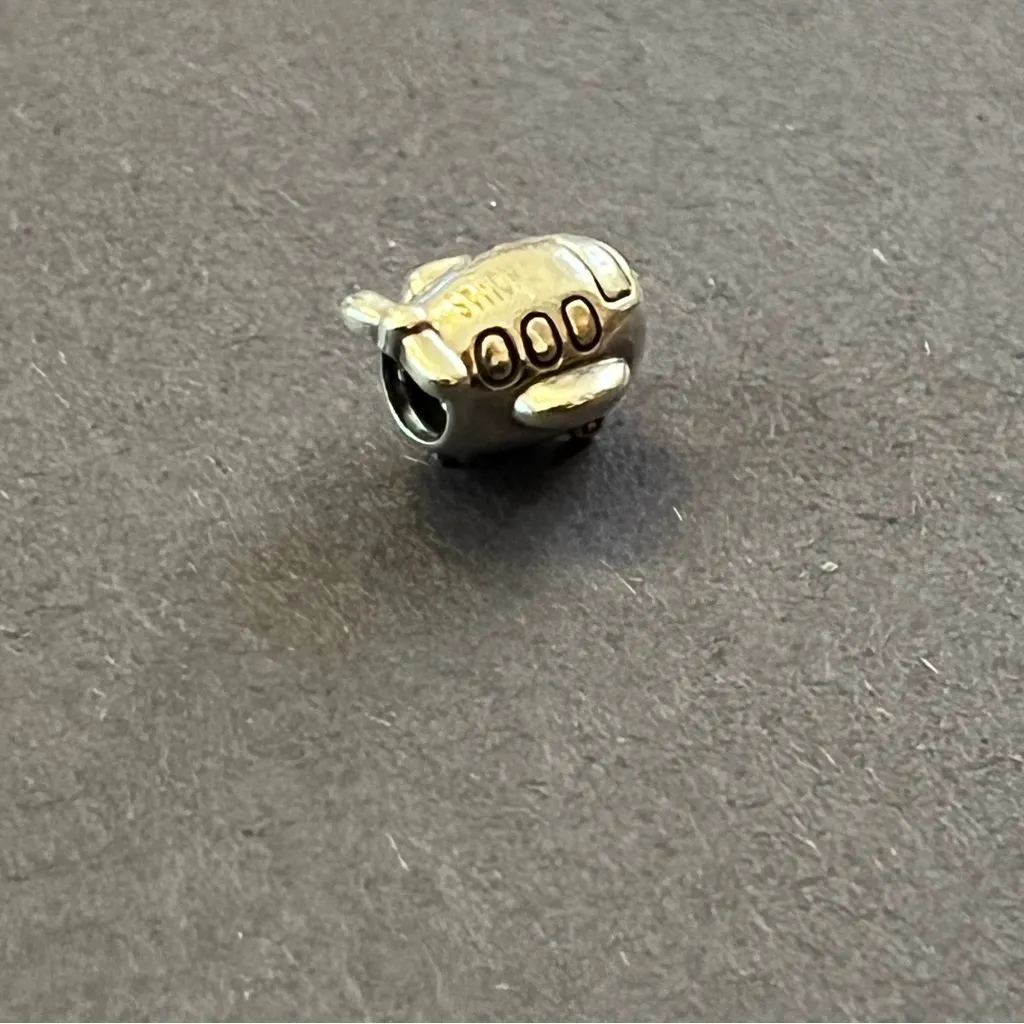 Authentic Pandora Airplane Travel Charm 790561, Pre-owned Retired - Image 2