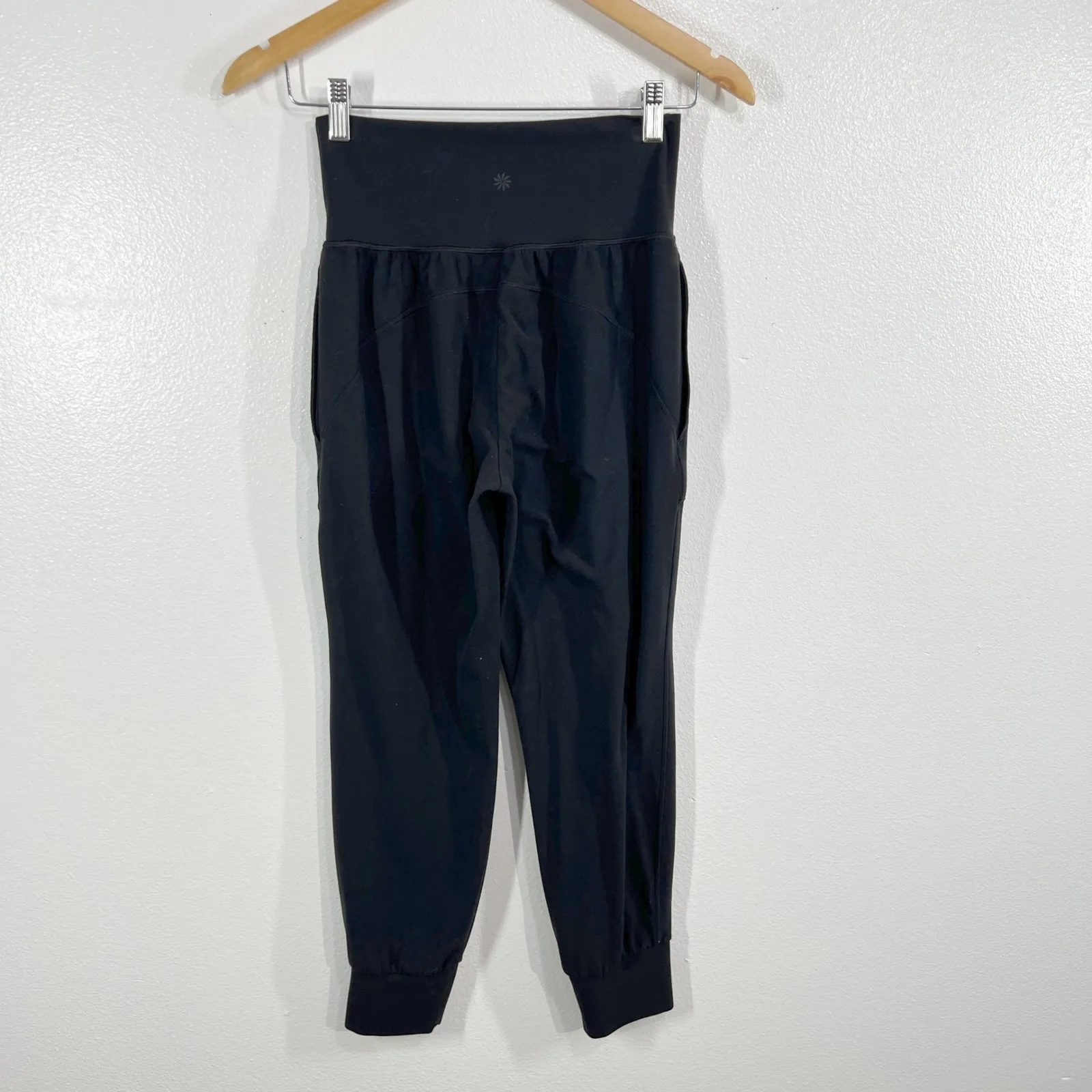 Athleta Cruise Jogger Powervita Black XS Petite High‎ Rise Pocket  Pants Women - Image 3