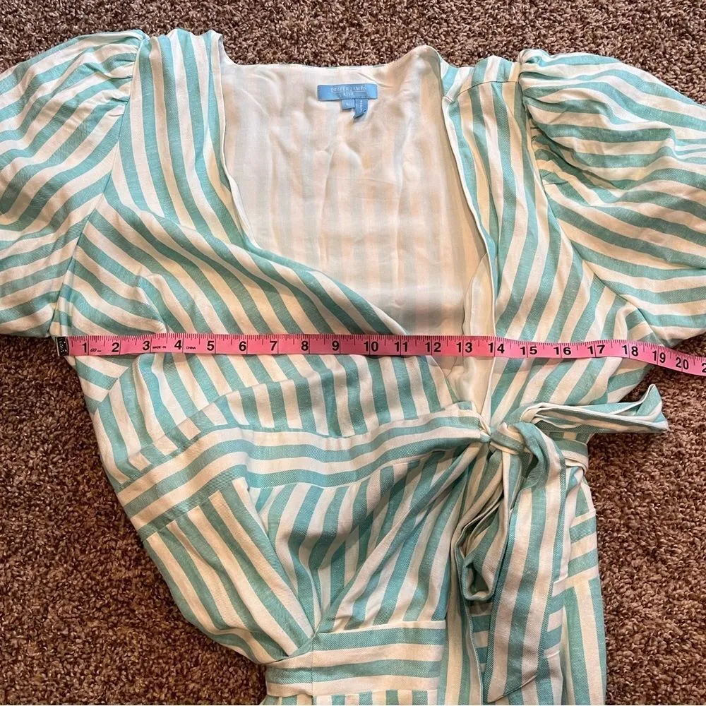 Draper James Striped Wrap Dress - Image 9