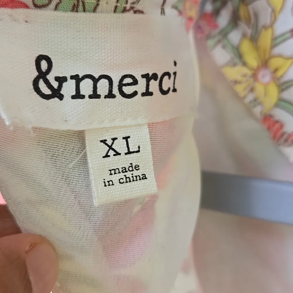 &Merci Puff Sleeve Floral Bubble Sleeve Dress Size Xl - Image 5