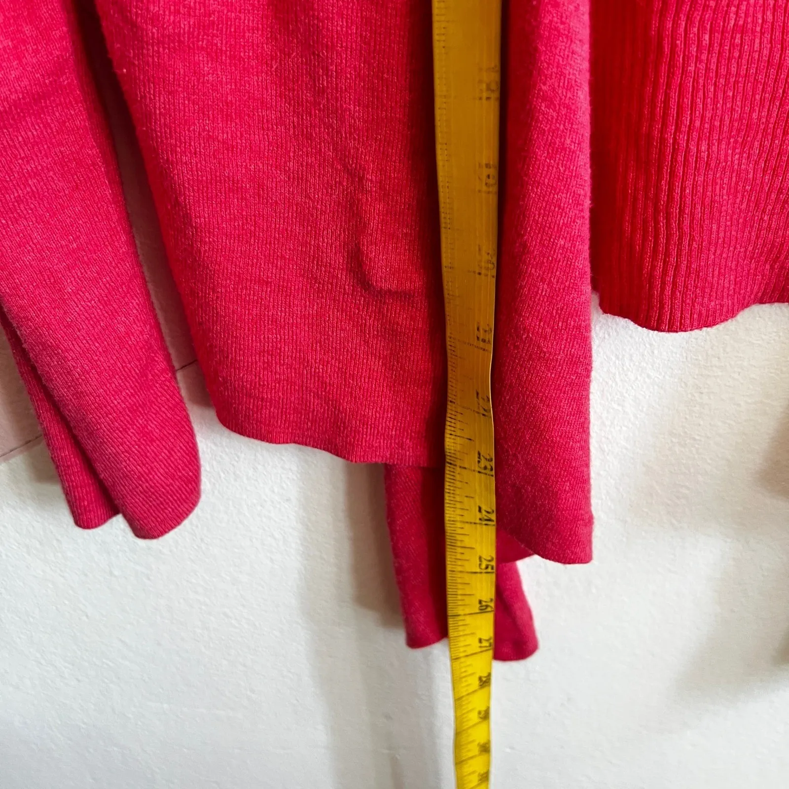 NIC+ZOE All Year 4 Way Cardigan Sweater Orange Classic Size Cotton Medium - Image 5