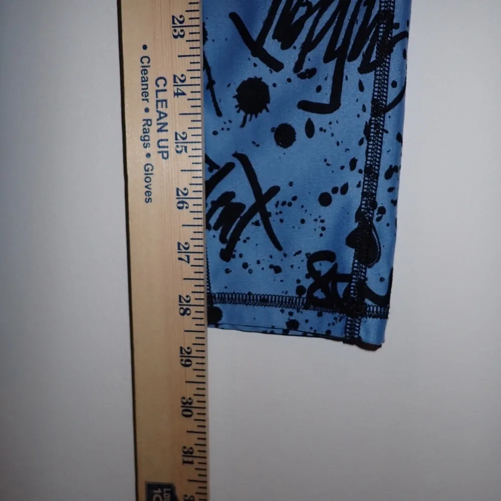 Fabletics Demi Lovato Lisette Black High-Waisted Ombre Graphic Leggings size S - Image 10