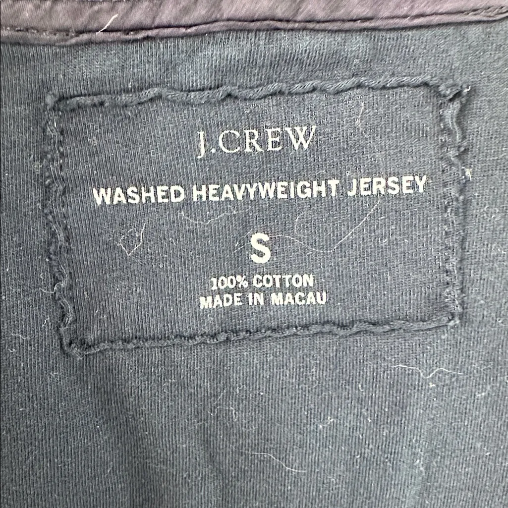 J.Crew Washed Heavyweight Jersey‎ Hoodie - Image 3