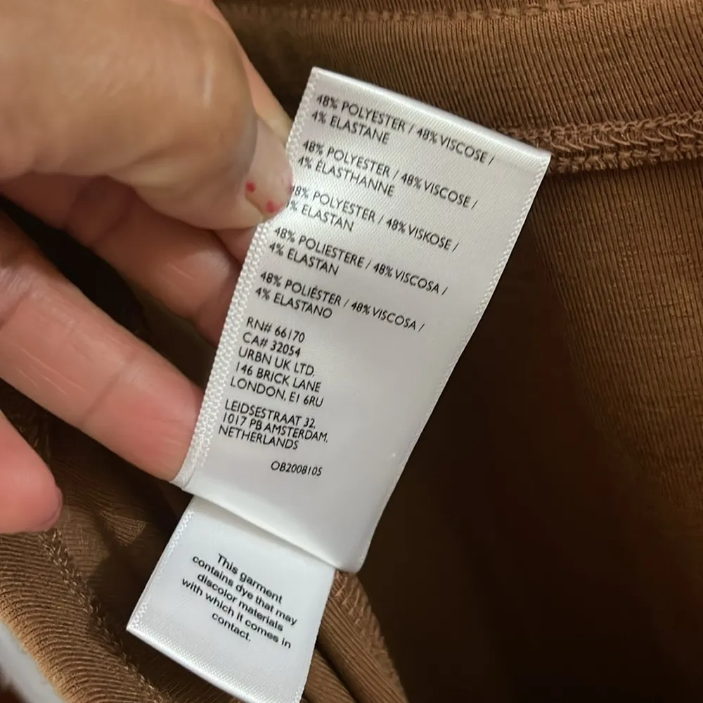 Free People Beach Open Back Jumpsuit Tan Large - Image 7