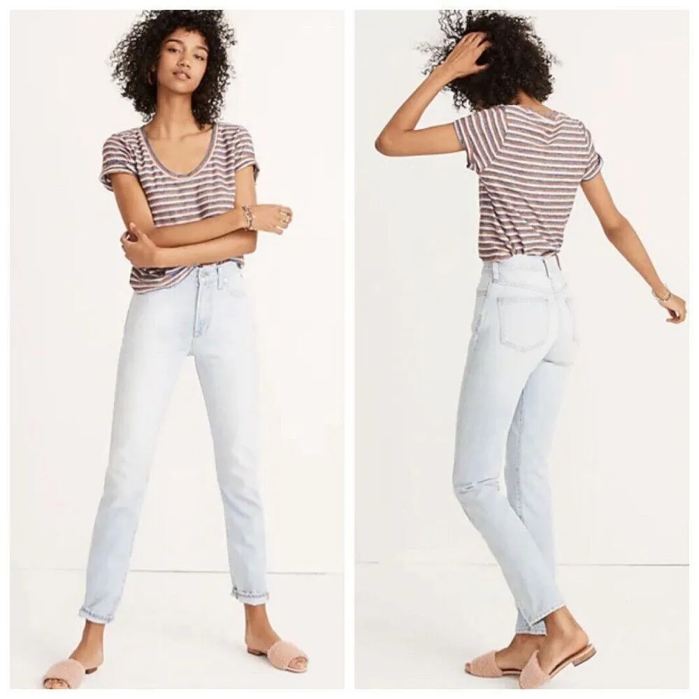 Madewell Perfect Vintage Jeans Fitzgerald Wash Women’s Size 30 High Rise Tapered - Image 2