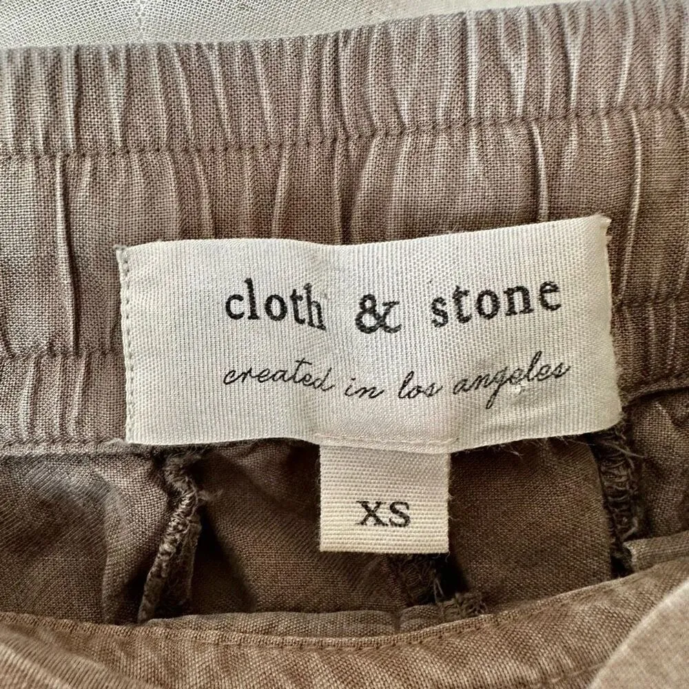 Cloth and Stone tan drawstring joggers - Image 7