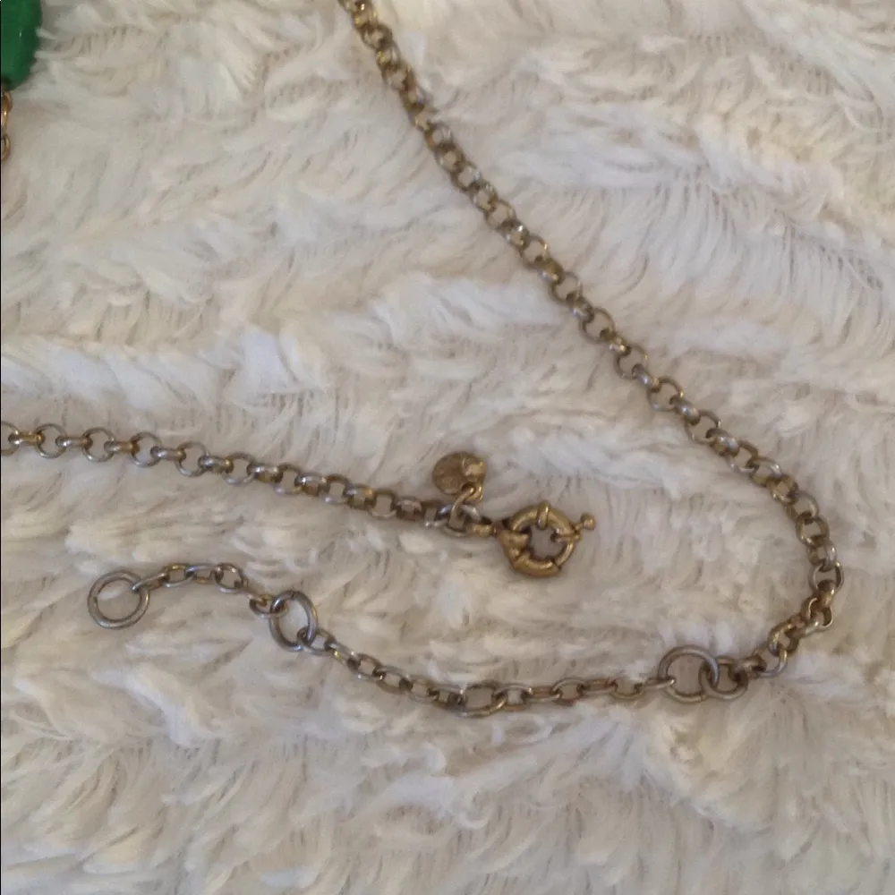 J. Crew Tessellate necklace green - Image 8