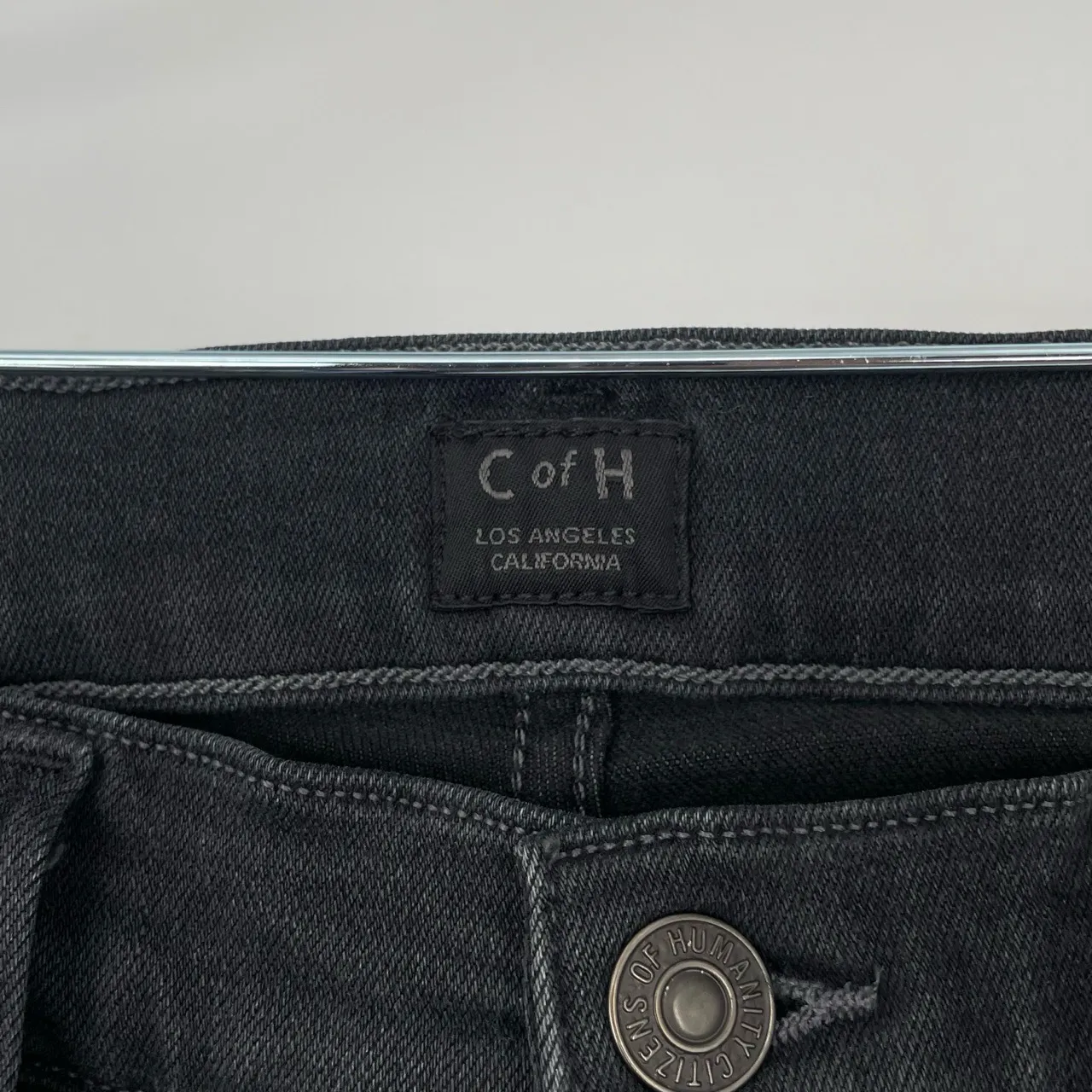 Citizens Of Humanity‎ Women's Black Rocket Crop High Rise Skinny Jeans Size 24 - Image 9